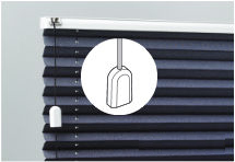 Шторы плиссе со шнуром