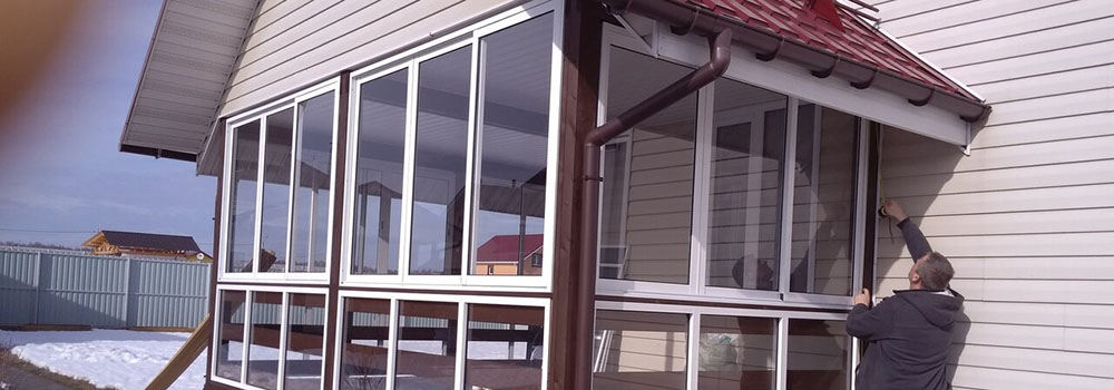 Холодное остекление веранды